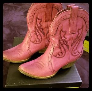 Leather Western Boot